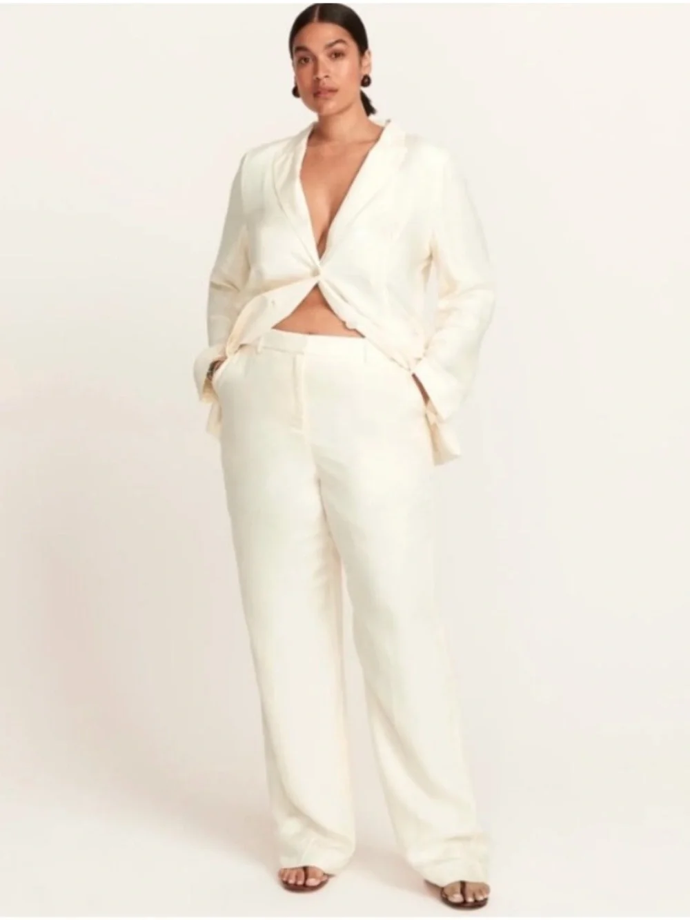 J. Crew Limited Edition Drapey Parke Blazer Cupro Blend